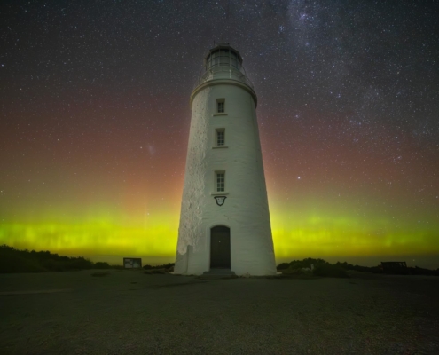 Aurora Australis view from Cape Bruny Lighthouse