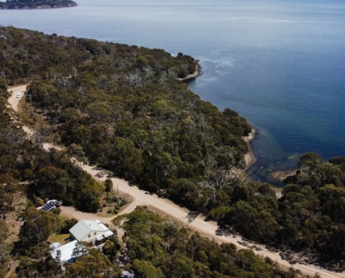Coastline from Above: - Mandala Bruny Island & Nature